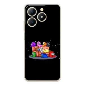 Чехол Амонг Ас для RealMe Note 70 (AlphaPrint) (Амонг-ас)