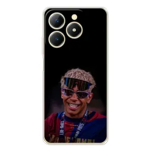 Чехол с футболистом Ламин Ямаль RealMe Note 70 (Yamal)