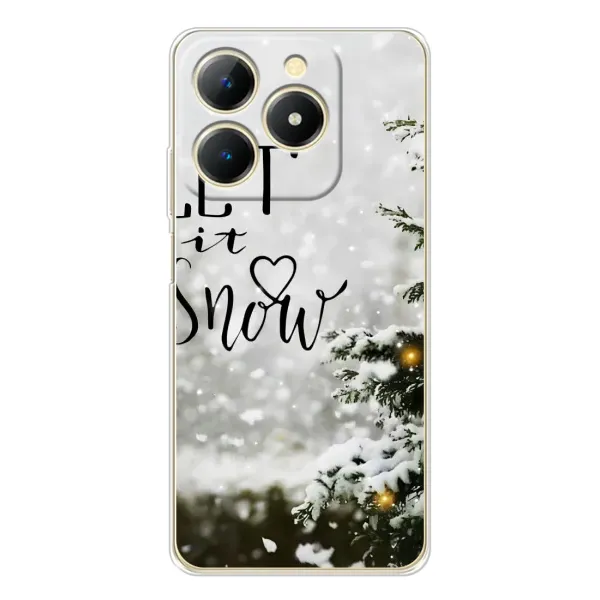 Чехол с принтом «Let it snow» для Realme Note 70