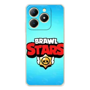 Чехлы Brawl Stars для RealMe Note 70 (AlphaPrint) (Лого Бравл Старс)