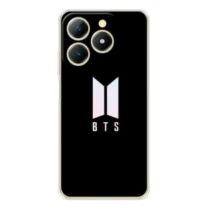 Чехлы BTS для RealMe Note 70 (AlphaPrint) (Лого BTS)