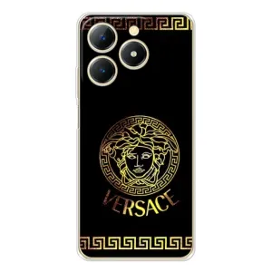 Чехлы VERSACE для РеАлМe Нота 70 (PREMIUMPrint) (Logo Versace)