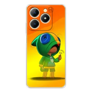 Чехол для RealMe Note 70 Бравл Старс (VPrint) (Мальчик Леон)