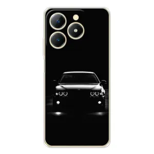 Чехол для РеАлМe Нота 70 - с принтом БМВ (AlphaPrint) (Машина BMW)
