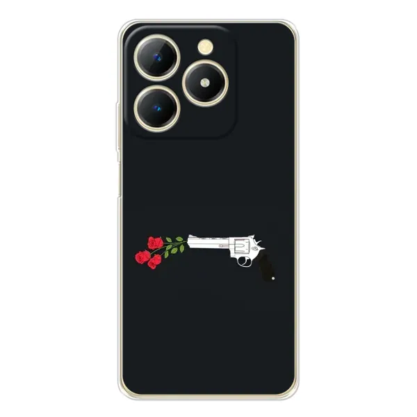 Чехол с принтом «Неожиданные цветы» для Realme Note 70