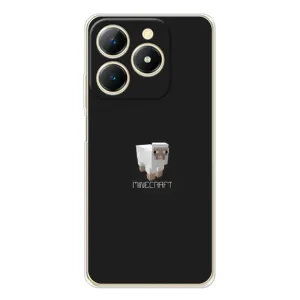 Чехол Майнкрафт на RealMe Note 70 (AlphaPrint) Minecraft (Овечка Майнкрафт)