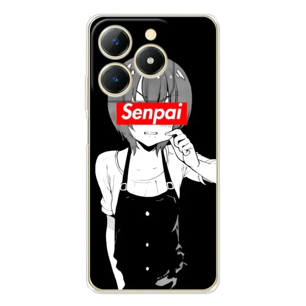 Чехол с принтом «Senpai» для Realme Note 70