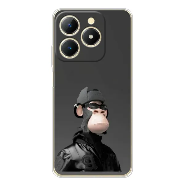 Чехол с принтом «стильная обезьяна NFT» для Realme Note 70