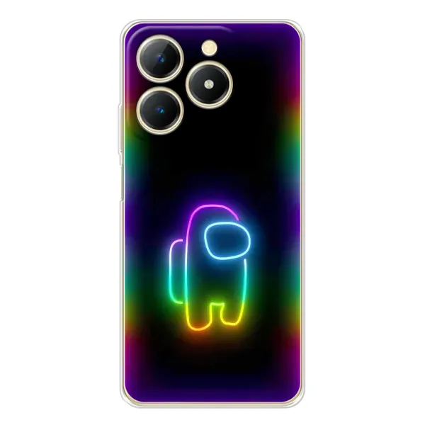 Чехол с принтом «Яркий скин» для Realme Note 70