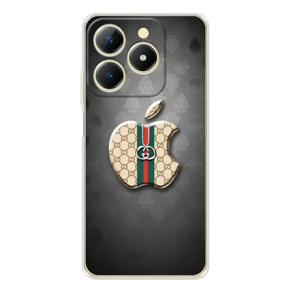 Чохол з принтом «Apple gucci» для Realme Note 70T