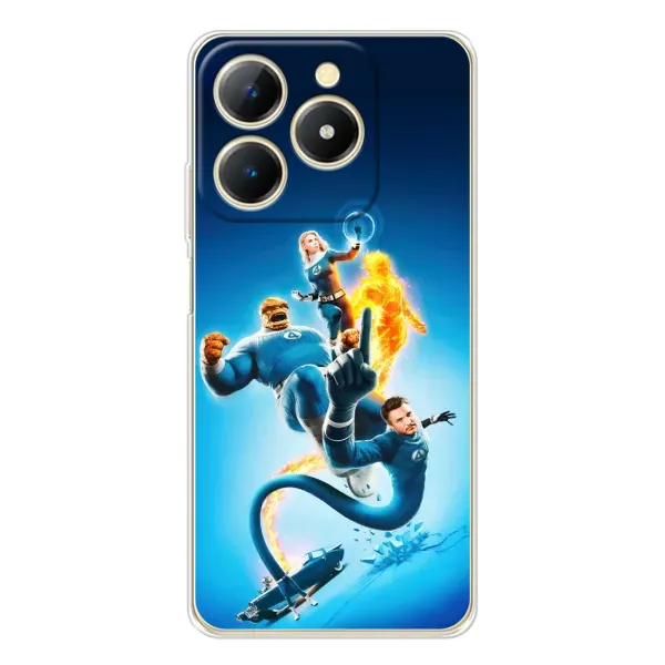 Чехол с принтом «Герои Фантастическая Четверка» для Realme Note 70T Чехол с принтом «Герои Фантастическая Четверка» для Realme Note 70T