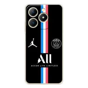 Чохли PSG для Realme Note 70T (AlphaPrint) (футболка ПСЖ)