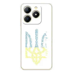 Чохли для Realme Note 70T Укр. Символіка (AlphaPrint) (Герб з букв)