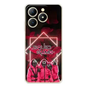 Чохол Гра в кальмара для Realme Note 70T (Охоронці Гра кальмара)