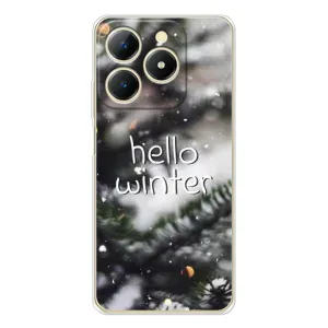 Новогодние, Праздничные Чехлы для Realme Note 70T - 2024 год (Hello winter)