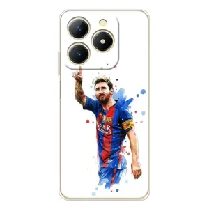 Чехлы Месси для Realme Note 70T (AlphaPrint) (Лео Месси)