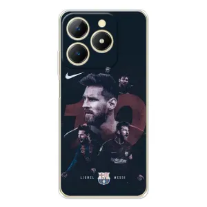 Чехлы Месси для Realme Note 70T (AlphaPrint) (Месси 10)