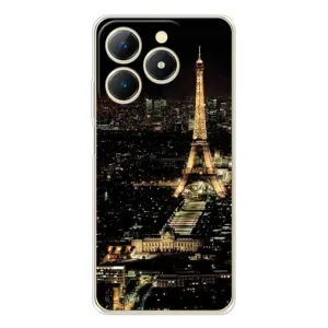 Чохол Ейфелева Вежа Realme Note 70T - (AlphaPrint) (Нічний Париж)