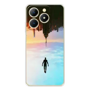 Чехол с человеком пауком для Realme Note 70T - (AlphaPrint) (Паук человек)