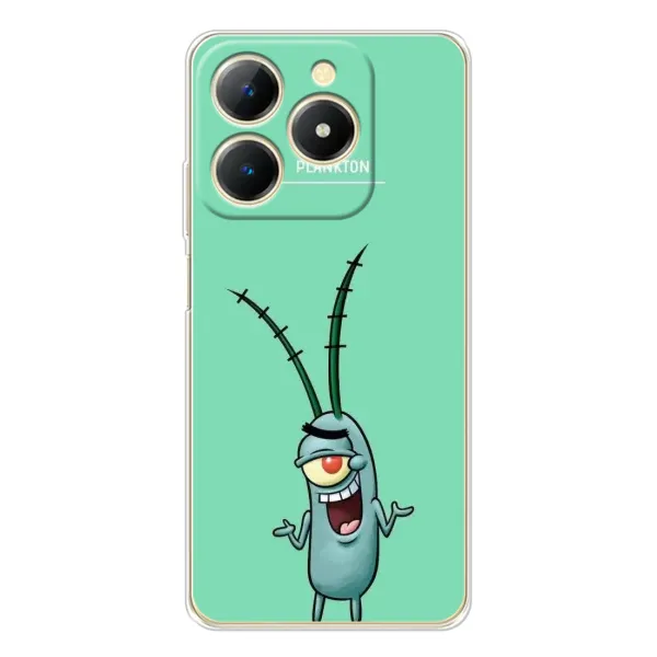 Чехол с принтом «Персонаж Планктон» для Realme Note 70T