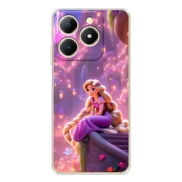 Чохол з принтом «Рапунцель у замку» для Realme Note 70T