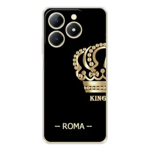 Чехлы для Realme Note 70T (VPrint) - Футбольные клубы (Roma)