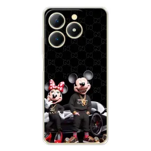 Чехол Disney Mouse Realme Note 70T (PREMIUMPrint) (Семья Маусов)