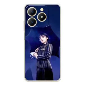 Чохли Венсдей на Realme Note 70T Уенсдей (AlphaPrint) (Венздей з парасолькою)