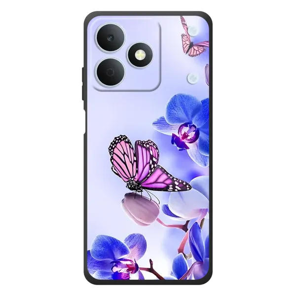 Чехол с принтом «Бабочка на цветочке» для Realme Note 80
