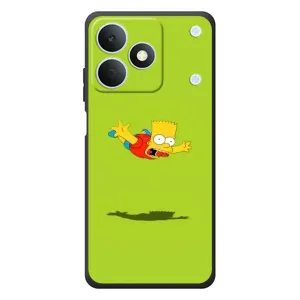 Чехол с Симпсонами для RealMe Note 80 (VPrint) (Барт Симпсон)
