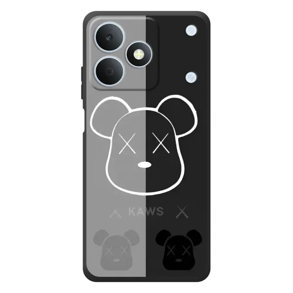Чехол с принтом «БеарБрик глаза» для Realme Note 80