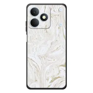 Мраморный чехол на RealMe Note 80 (VPrint) (Белый мрамор)