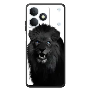Чохли з картинкою животних RealMe Note 80 (Чорний ЛЕВ)