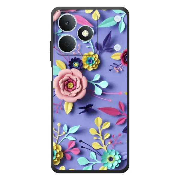 Чехол с принтом «Цветочный дизайн» для Realme Note 80