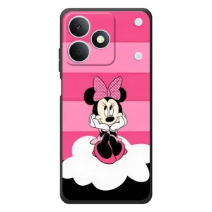 Эксклюзивный чехол для RealMe Note 80 (AlphaPrint - Мультяшные) (Девочка Maus)