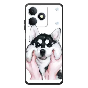 Чехлы с собаками для RealMe Note 80 (VPrint) (Довольный Хаски)