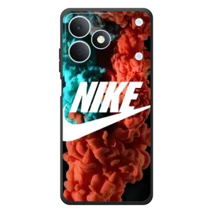 Чехол для RealMe Note 80 - с принтом Найк (AlphaPrint) (Дымчатый найк)