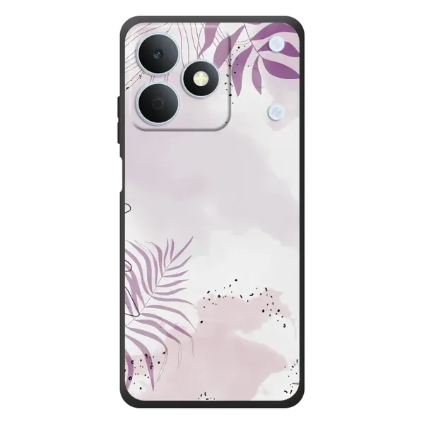 Чехол с принтом «Фиолетовые листья» для Realme Note 80