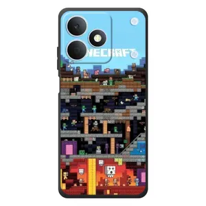 Чохол Майнкрафт на RealMe Note 80 (AlphaPrint) Minecraft (фон Minecraft)