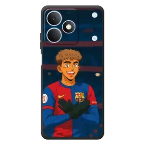 Чехол с футболистом Ламин Ямаль RealMe Note 80 (Футболист Ямаль)