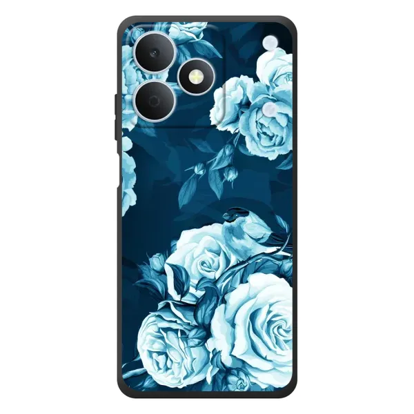 Чехол с принтом «Голубые Бутоны» для Realme Note 80