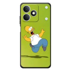 Чехол с Симпсонами для RealMe Note 80 (VPrint) (Гомер Симпсон)