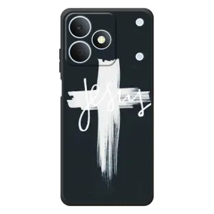 Чехол для RealMe Note 80 (AlphaPrint) - (Христианские) (Иисус)