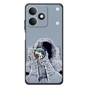 Чехол NASA для RealMe Note 80 (AlphaPrint) (Космонавт фото)