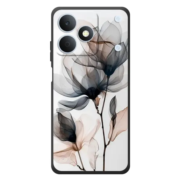 Чехол с принтом «Цветы на белом» для Realme Note 80