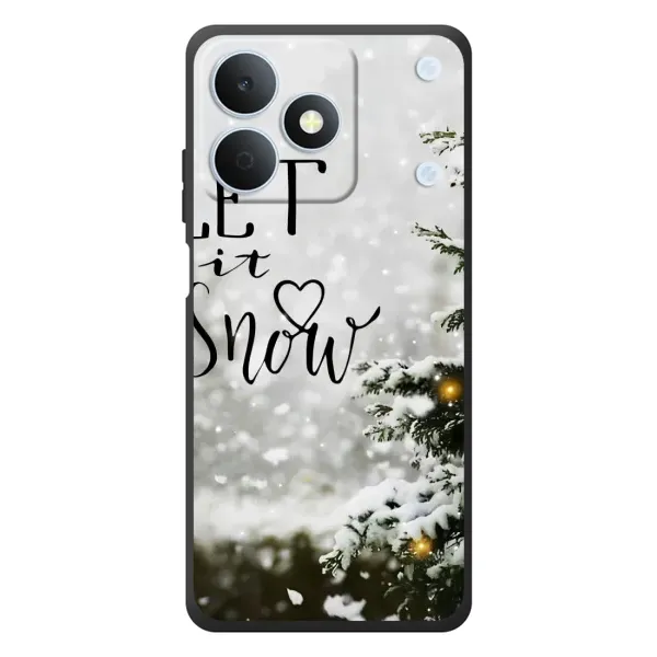 Чехол с принтом «Let it snow» для Realme Note 80