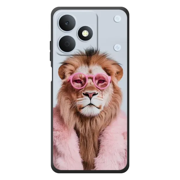 Чехол с принтом «Лев в очках» для Realme Note 80