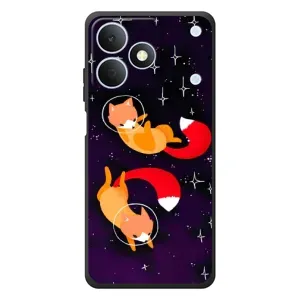Чохли з картинкою Лисичка для RealMe Note 80 (VPrint) (Лисички космонавти)