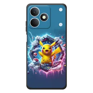 Чохол з Пікачу на RealMe Note 80 (Лого Пікачу)