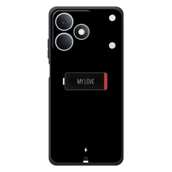 Чохол з принтом «Love battery» для Realme Note 80